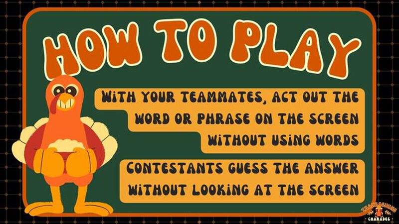 Thanksgiving Day Charades